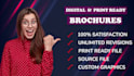 design digital brochure, print ready brochure
