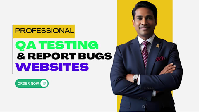 do website QA testing and report bugs professionally