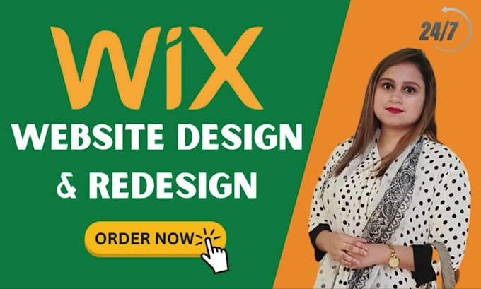 design or redesign wix website or wix landing page