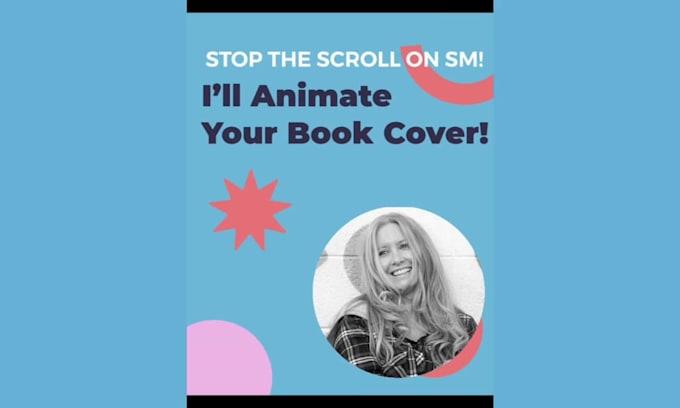 animate your book cover, flyer, or poster for social media