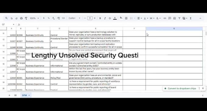 solve the cyber security questionnaires