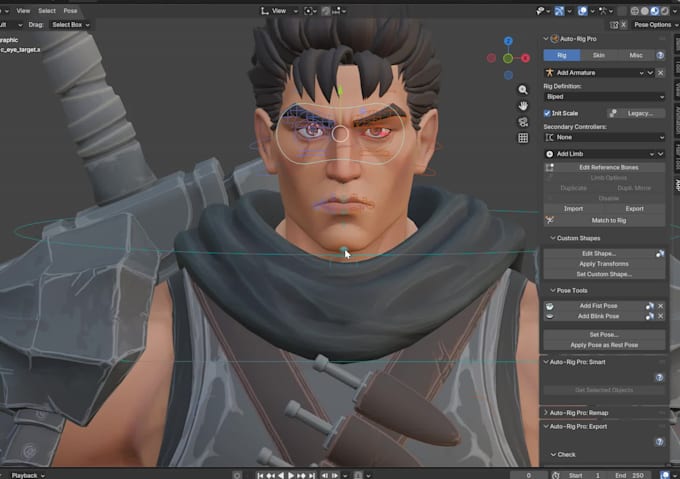 create 3d stylized character model for unity, unreal engine and animation