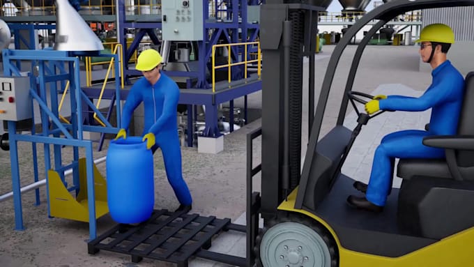 Do 3d industrial video construction safety training production line ...