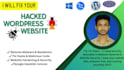 remove malware fix hacked wordpress securely