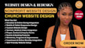 create church website, ministry, nonprofit and wordpress websites