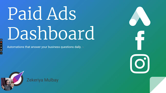 create a google and facebook ads dashboard
