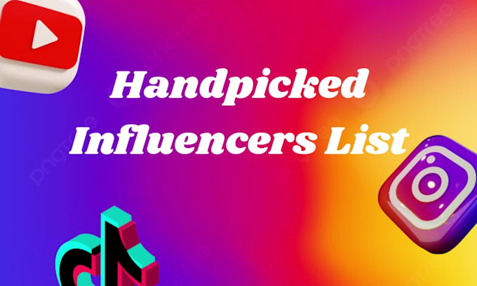 Find best influencers list for your influencer marketing campaign by