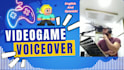 voice a videogame or animation character