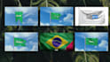 create 3d animated flag with your logo