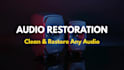 remove noise and make your audio sound professional