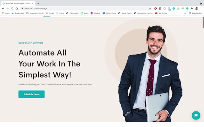 create a dynamic website for you