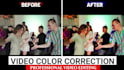 do color correction, color grading of your video