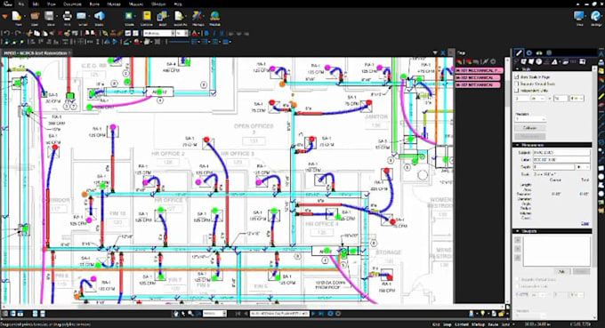 hvac duct, piping, and plumbing takeoff with cost estimate