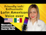 record a sweet female voiceover in spanish or english