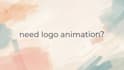 create animated logo for you