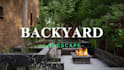 design backyard landscape, garden, patio, pool, outdoor kitchen and 3d render