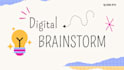 create creative doodle style presentation slides for business or education
