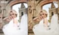 do professional retouch of wedding and evening dresses photo