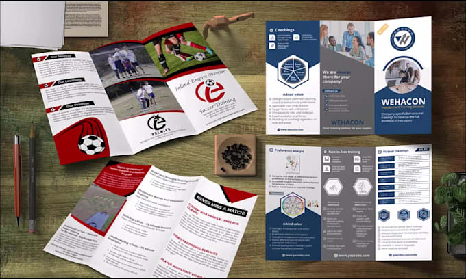 Top 5! I will design trifold, bifold brochure, pamphlet, booklet, leaflet  for $5