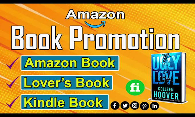 promote your amazon book on top social media sites