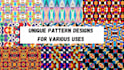 create seamless pattern,geometric design for multiple uses