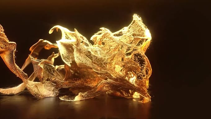 create elegant luxury gold, silver metal 3d logo reveal intro