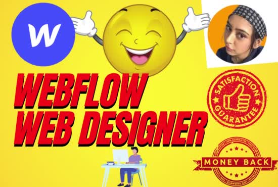 be your pro wix webflow wordpress squarespace web designer