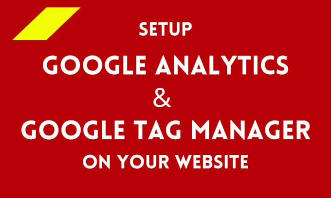 setup google analytics and tag manager