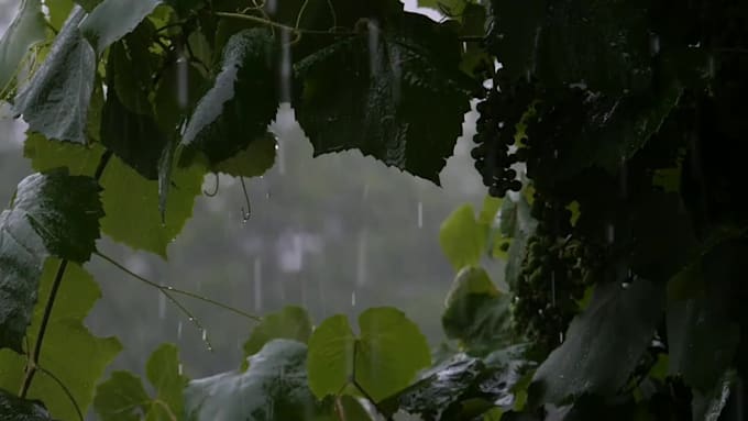make professional high quality rain and meditation video
