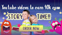 create 2d animated stories and cartoon for kids channel to earn 40k euro monthly