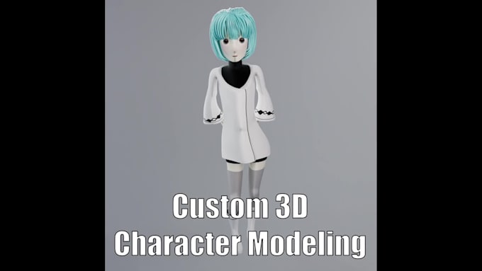 model custom 3d characters for games, animation or VR