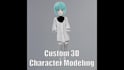 model custom 3d characters for games, animation or VR