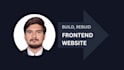 build, rebuild front end website in react tailwindcss