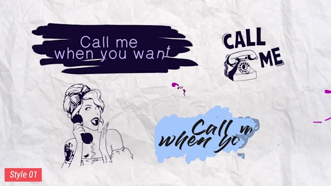 create a stunning lyric video