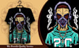 do random or cartoon t shirt design in 5 hours