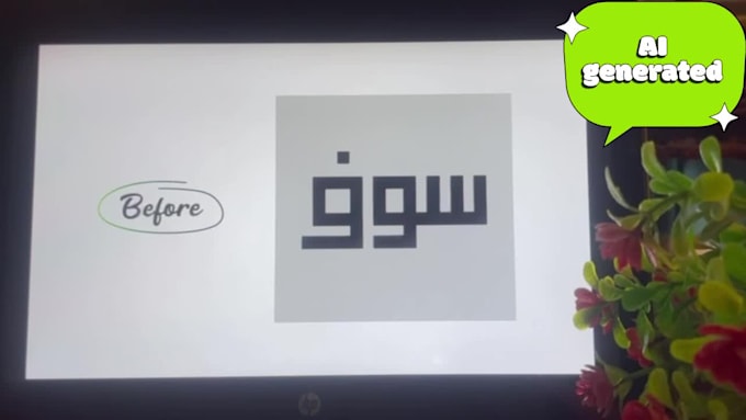 fix and transform your ai generated logo into a print ready vector