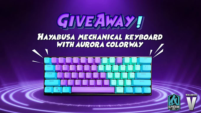 design giveaway graphics and social media video