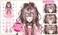 design vtuber model and rig live2d in anime for streaming