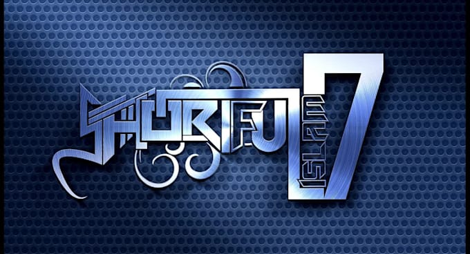 do typography design and creative word art