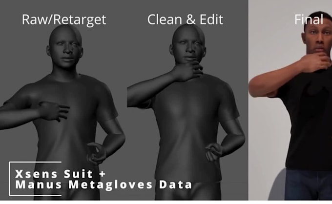 do cleanup motion capture data mocap animation  keyframe cleanup, c3d mapping