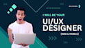 design website UI UX design or mobile app UI UX design