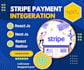 integrate stripe, apple pay, google pay, paypal in react, node, or react native