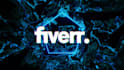 create modern glitch logo animation for vj loops