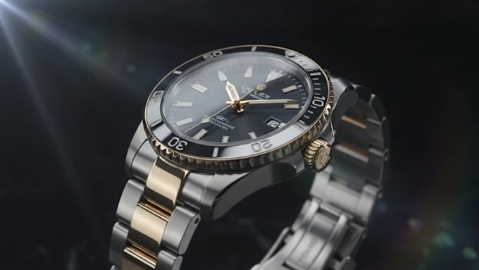 create 3d watch animation, 3d cgi product animation, 3d watch design, 3d model