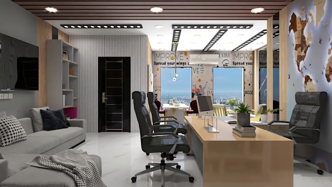 be your interior designer for home, office, shop, restaurant, caffe