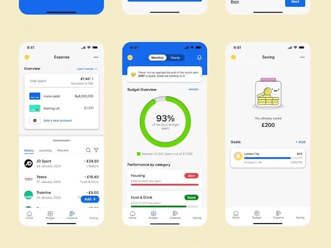 design app, website, dashboard UI on figma