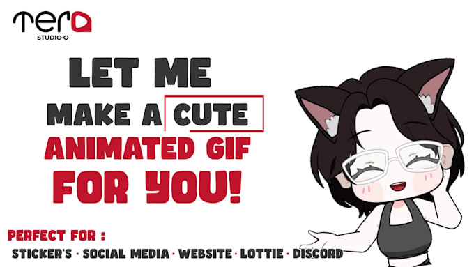 animate expressive GIF for branding and marketing