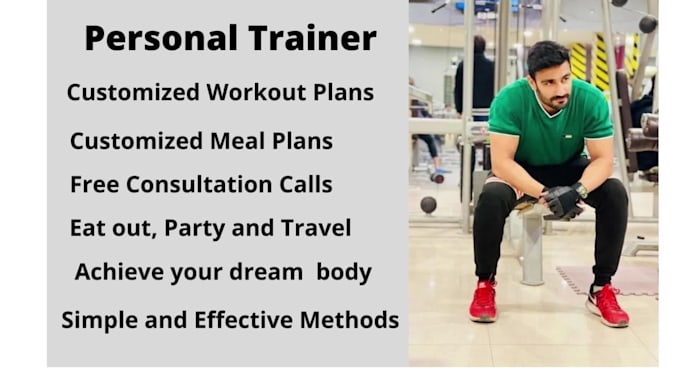 provide health and fitness coaching with customize workout plan, meal, diet plan