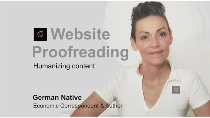 proofread and copy edit your german website content