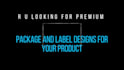 design minimalist elegant label for product line